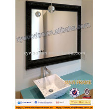 Square mirror frame hand carved decorative wood mirror frame